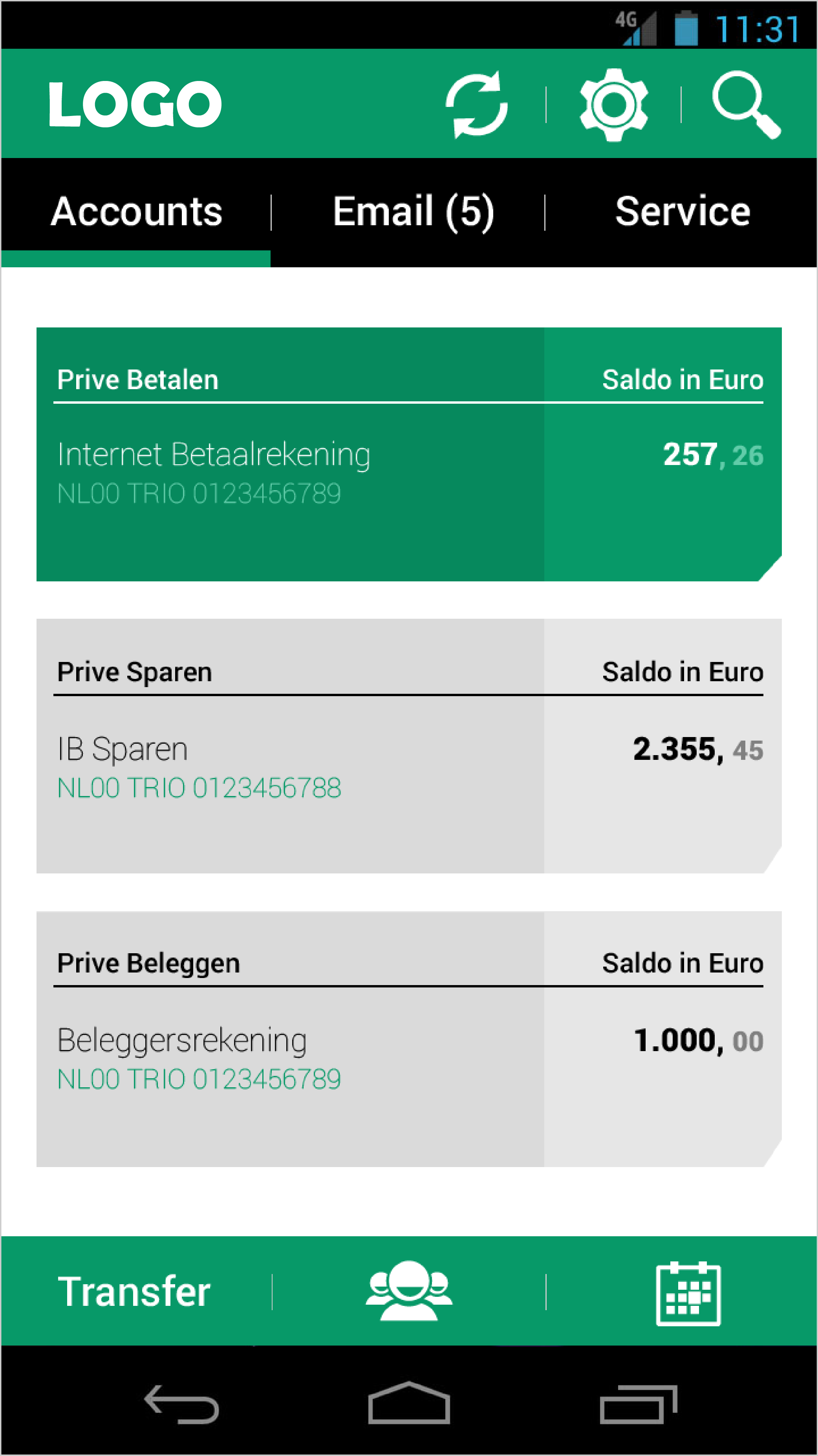 banking app