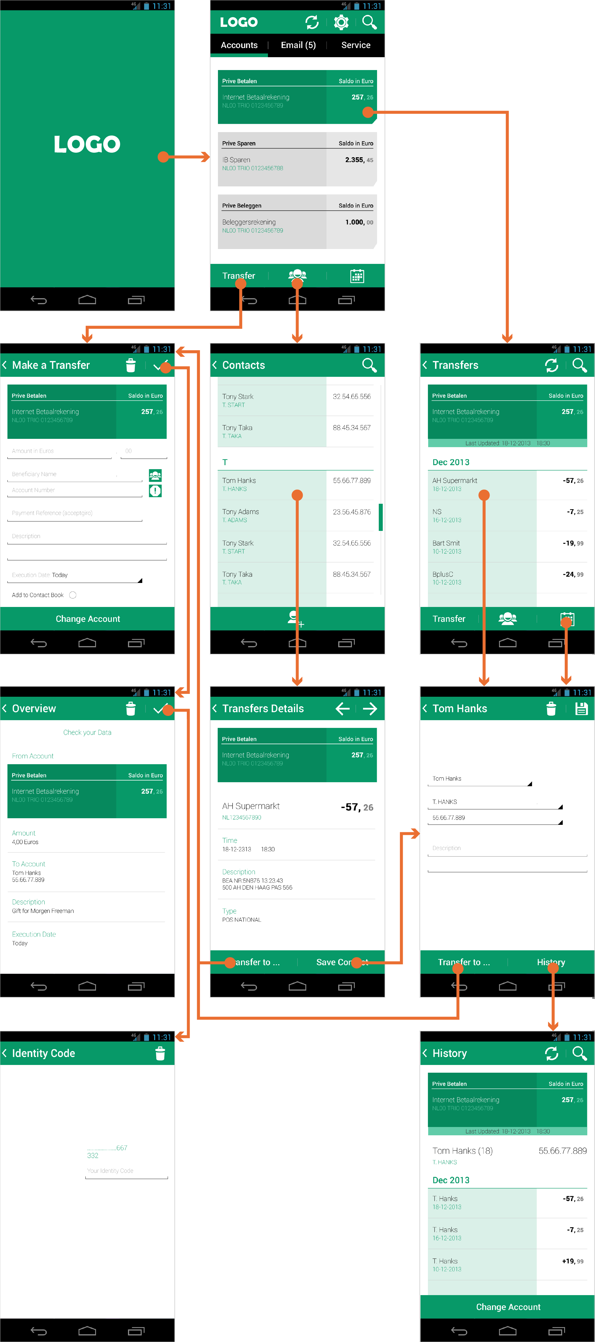 banking app